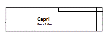 Capri fibreglass pool