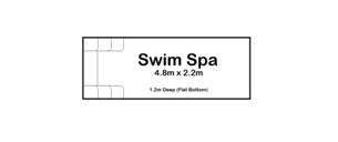 Swim Spa fibreglass pool by Statewide Pools