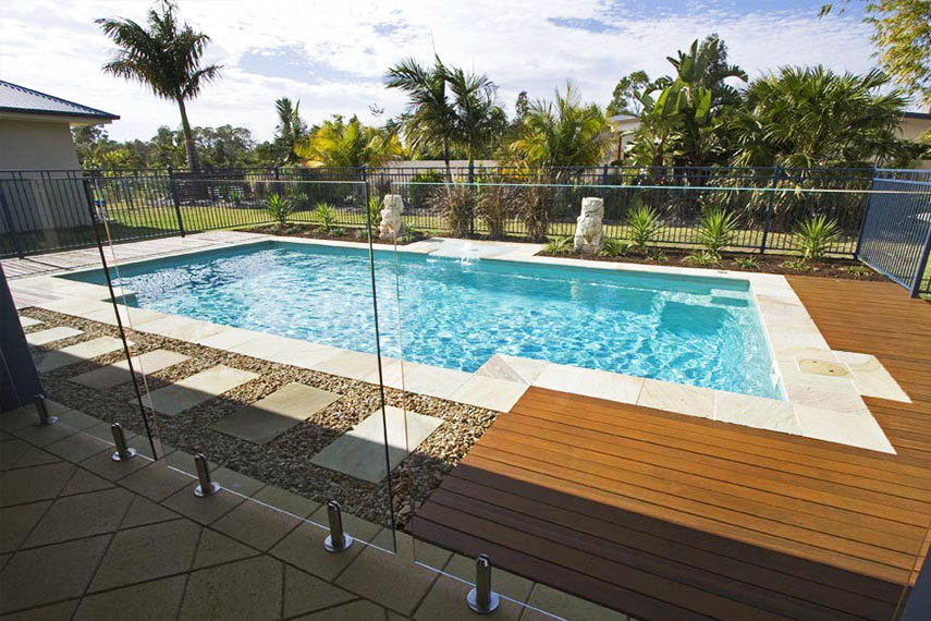 Vegas fibreglass pool